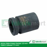 Action 720017 Mata Impact Socket Sq 1/2" 6PT 17 mm 