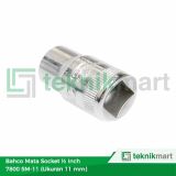 Bahco 7800 SM-11 1/2 Inch 11mm Mata Soket