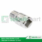 Bahco 7800 SM-12 1/2 Inch 12mm Mata Soket