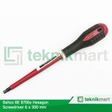 Bahco BE 8706S Insulated Hexagon Screwdriver  6 x 100 mm 