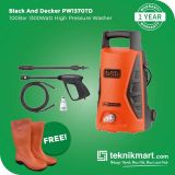 Black And Decker PW1370TD 100Bar 1300Watt High Pressure Washer