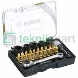 Bosch 27pcs Gold Mixed Screwdriver Set / Mata Obeng Set