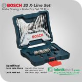 Bosch 33 Pcs X-Line Set Mata Bor dan Obeng 2607017398