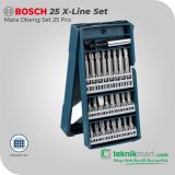 Bosch 25psc Mini X-Line Scredriver Bits Set / Mata Obeng Set 2607017400