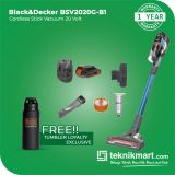 Black And Decker BSV2020G 20Volt Cordless Stick Vacuum 3 in 1/ Penghisap Debu Baterai 3 In 1