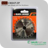 Black And Decker CB24T Circular Saw Blade 24T For Multi Evo