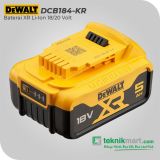 Dewalt DCB184 18/20 Volt 5.0 Ah Battery Li-Ion / Baterai
