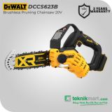 Dewalt DCCS623B 8" 20V (Max)  Cordless Pruning Chain Saw / Gergaji Kayu Baterai