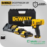 Dewalt DCD716S2K 12V 1.5Ah Brushless Hammer Drill / Bor Tembok Baterai