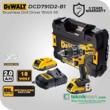Dewalt DCD791D2 18Volt XR Brushless Drill Driver / Bor Obeng Baterai