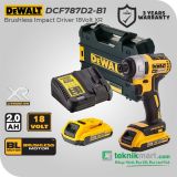 Dewalt DCF787D2 18V XR Brushless Impact Driver / Obeng Impact Baterai