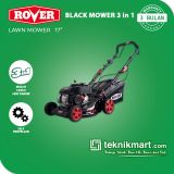 Rover Black Mower 3 In 1 Lawn Mower 17 Inch / Potong Rumput Dorong