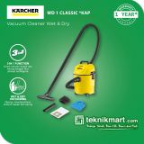 Karcher WD 1 Classic *KAP 1200 Watt Vacuum Cleaner Wet & Dry