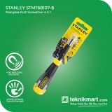 Stanley STMT68107-8  Fiberglass Multi Screwdriver 4 In 1 / Obeng Multi Fungsi