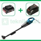 Bosch GAS 18V-Li Vacuum Cleaner Dengan Bosch GBA 18V-Li Battery 2.0 Ah Dan Bosch GAL 1860 CV Charger 18 V