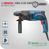 Bosch GBH 2-20 DRE 600Watt 20mm Rotary Hammer atau Bor Beton Listrik