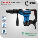 Bosch GBH 5-40 D 8.5 Joule 40 mm Rotary Hammer atau Bor Beton Listrik - 06112690K0