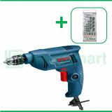 Bosch GBM 320 320 Watt 6.5 mm Bor Listrik Non Impact Dengan Mata Bor Bosch HSS-G For Metal 5 Pcs 