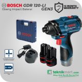 Bosch GDR 120-LI GEN3 12V Cordless Impact Driver / Obeng Impact Baterai // 06019F00K6