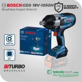 Bosch GDS 18V-1050H Brushless Impact Wrench / Kunci Impact Baterai 18V 3/4Inch (UNIT ONLY)