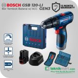 Bosch GSB 120-LI GEN3 12 Volt Bor Impact Baterai dengan Aksesories // 06019G81K2