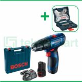 Bosch GSB 120-LI Gen3 12V Bor Baterai Impact Dengan Mata Bor Bosch X-Line Set  Multi Material 41 Pcs