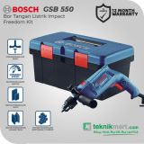 Bosch GSB 550 Freedom Kit 13mm Bor Listrik Impact Set - 06011A15K1
