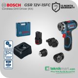 Bosch GSR 12V-15 FC 12 V Bor / Driver Baterai 