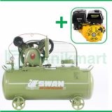 Swan 5 HP HVU-205 Kompresor Angin Unloader Dengan Mesin Bensin G 390F