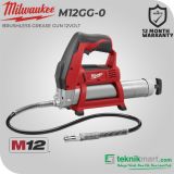 Milwaukee M12GG-0 12 Volt Brushless Grease Gun  