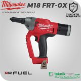 Milwaukee M18FRT-0X 18 Volt Brushless Rivet Tools  