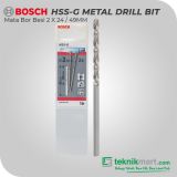 Bosch HSS-G 2 mm Metal Drill Bit 2 Pcs
