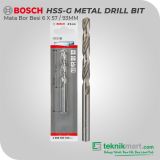 Bosch HSS-G 6 mm Metal Drill Bit 1 Pcs (2608585926)