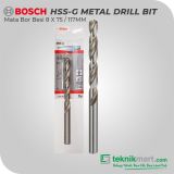 Bosch HSS-G 8 mm Metal Drill Bit 1 Pcs