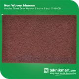 Non Woven Maroon Amplas Sheet Busa #400 (1pc)