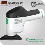 Black & Decker REVDS12C 12V Reviva Cordless Sander / Mesin Amplas