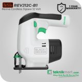 Black & Decker REVJ12C 12V Reviva Cordless Jigsaw / Gergaji Kayu Baterai