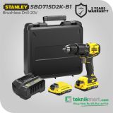 Stanley SBD715D2K 20V 2.0Ah Brushless Hammer Drill /Bor Tembok Baterai