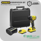 Stanley SBI810D2K Brushless Impact Driver / Obeng Impact Baterai