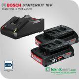 Bosch Stater Kit GAL 18V-40 2X 2.0Ah