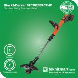 Black And Decker STC1820EPCF 18Volt Cordless String Trimer / Potong Rumput Baterai