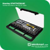 Stanley STMT74726-8C SQ 1/2" 12pts Metric Set 23pcs Socket Set