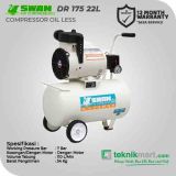 Swan 1 HP DR-175-22 L Kompresor Angin Automatic