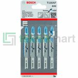 Bosch T118AF Jigsaw Blade BIM Flexible For Metal (2608634505)