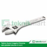 Tekiro WR-AD0280 6 inch Kunci Inggris Chrome 