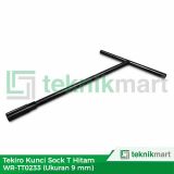 Tekiro WR-TT0233 9 mm Kunci Soket T Hitam 