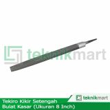 Tekiro GT-HB1534 8 Inch Kikir Setengah Bulat Kasar 