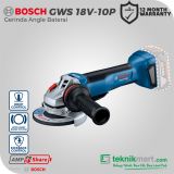 Bosch GWS 18V-10P 18 Volt Gerinda Tangan Baterai - 06019J41K0