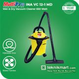 Multipro INA VC 12-1 MD 650 Watt Vacuum Cleaner Wet & Dry 