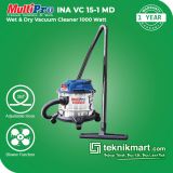 Multipro INA VC 15-1 MD 1000 Watt Vacuum Cleaner Wet & Dry 